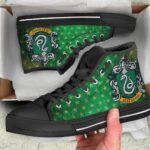 Slytherin House Edition - Harry Potter Custom Shoes (Personalize Name & Logo) - Image 2