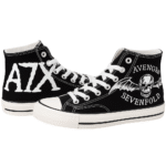 Deathbat Rock Band Edition | Avenged Sevenfold Shoes & Custom Canvas High Tops - Image 2