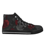 Dark Rose & Skull Edition | Gothic Skull Shoes & Custom High Tops - Image 3