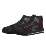 Dark Rose & Skull Edition | Gothic Skull Shoes & Custom High Tops - Image 2