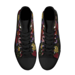 Midnight Garden Rose Edition | Floral Custom Shoes & High Top Sneakers - Image 5