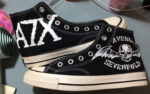 Deathbat Rock Band Edition | Avenged Sevenfold Shoes & Custom Canvas High Tops - Image 3