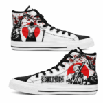 Roronoa Zoro Ink Wash Edition | Custom Anime Shoes & Canvas High Tops