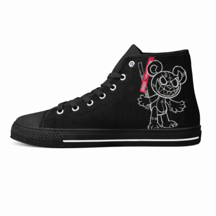Evil Stitched Bear Edition | Gothic Teddy Bear Shoes & Custom High Tops