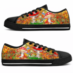 Magic Mushroom Forest Edition | Psychedelic Mushroom Shoes & Custom Canvas Low Tops