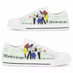 "I'll Be There For You" Edition | Friends Custom Shoes & Low Top Canvas Sneakers