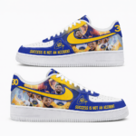 Stephen Curry "Success" Personalized Air Force Ones – Warriors Colors & MVP Tribute Art