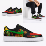 Bob Marley Custom Air Force 1 Shoes – Rasta Reggae Tribute & Personalized Art - Image 2