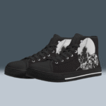 Rose & Skull Tattoo Edition | Gothic Skull Shoes & Custom High Tops - Image 2