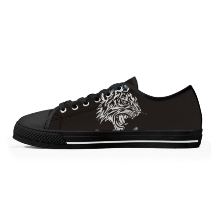 Roaring White Tiger Edition | Tiger Custom Shoes & Low Top Sneakers