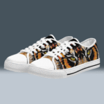 Fierce Tiger Eyes Edition | Tiger Custom Shoes & Low Top Sneakers - Image 4