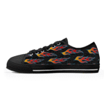 Retro Hot Rod Fire Edition | Flame Custom Shoes & Low Top Sneakers