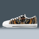 Fierce Tiger Eyes Edition | Tiger Custom Shoes & Low Top Sneakers - Image 3