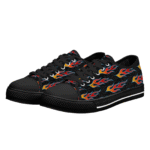 Retro Hot Rod Fire Edition | Flame Custom Shoes & Low Top Sneakers - Image 4
