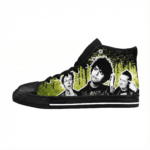 Green Day Custom High Top Sneakers – Punk Rock Trio Tribute Gift