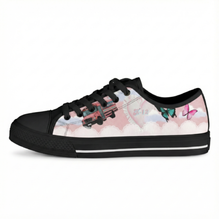 Sweet School Bus K-12 Edition | Custom Pastel Aesthetic Shoes & Low Top Sneakers