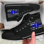 EMS Star of Life Heartbeat | Custom EMT Shoes & Canvas Shoes Women - Image 3
