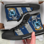 Ravenclaw House Pride Edition | Custom Canvas Shoes Women & Men High Tops - Image 2